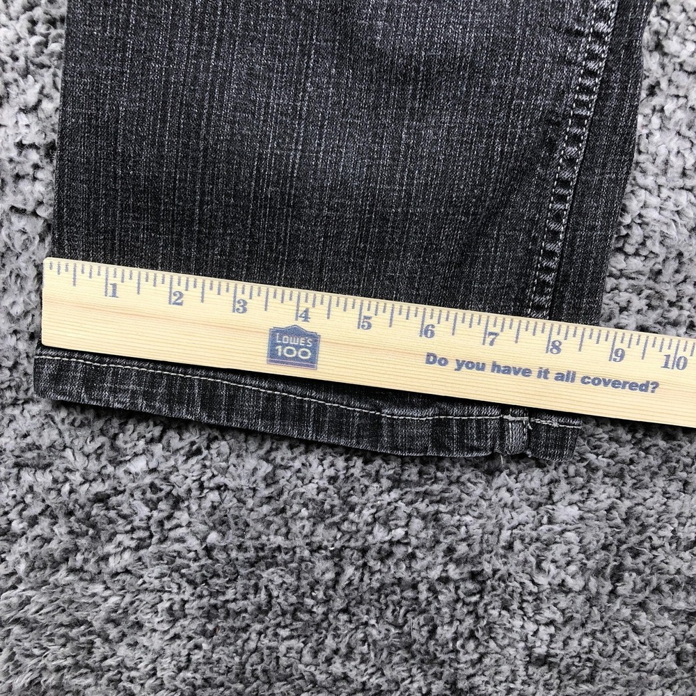 Southpole Jeans Juniors 11 Gray Bootcut Charcoal Wash Embroidered Wings Logo - Picture 8 of 11